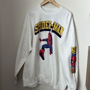 Spider-Man White Sweater